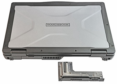 Panasonic Toughbook 56 xPAK module installation mechanism