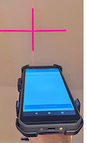 TC605 barcode scanner aimer